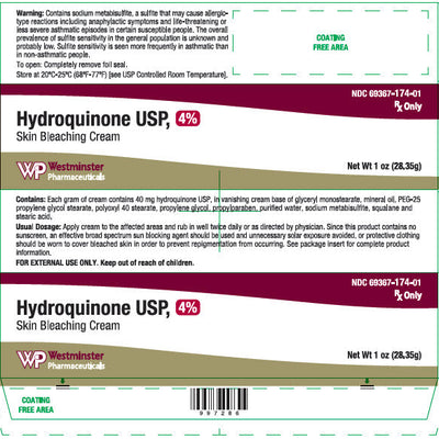 Hydroquinone Cream 4% Skin Lighting Cream (Dark Spot Cream) (Rx)