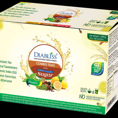 Diabliss Combo Teas with Diabetic Friendly Sugar