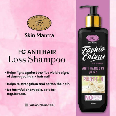 Fashion Colour Anti Hairloss Protein Shampoo