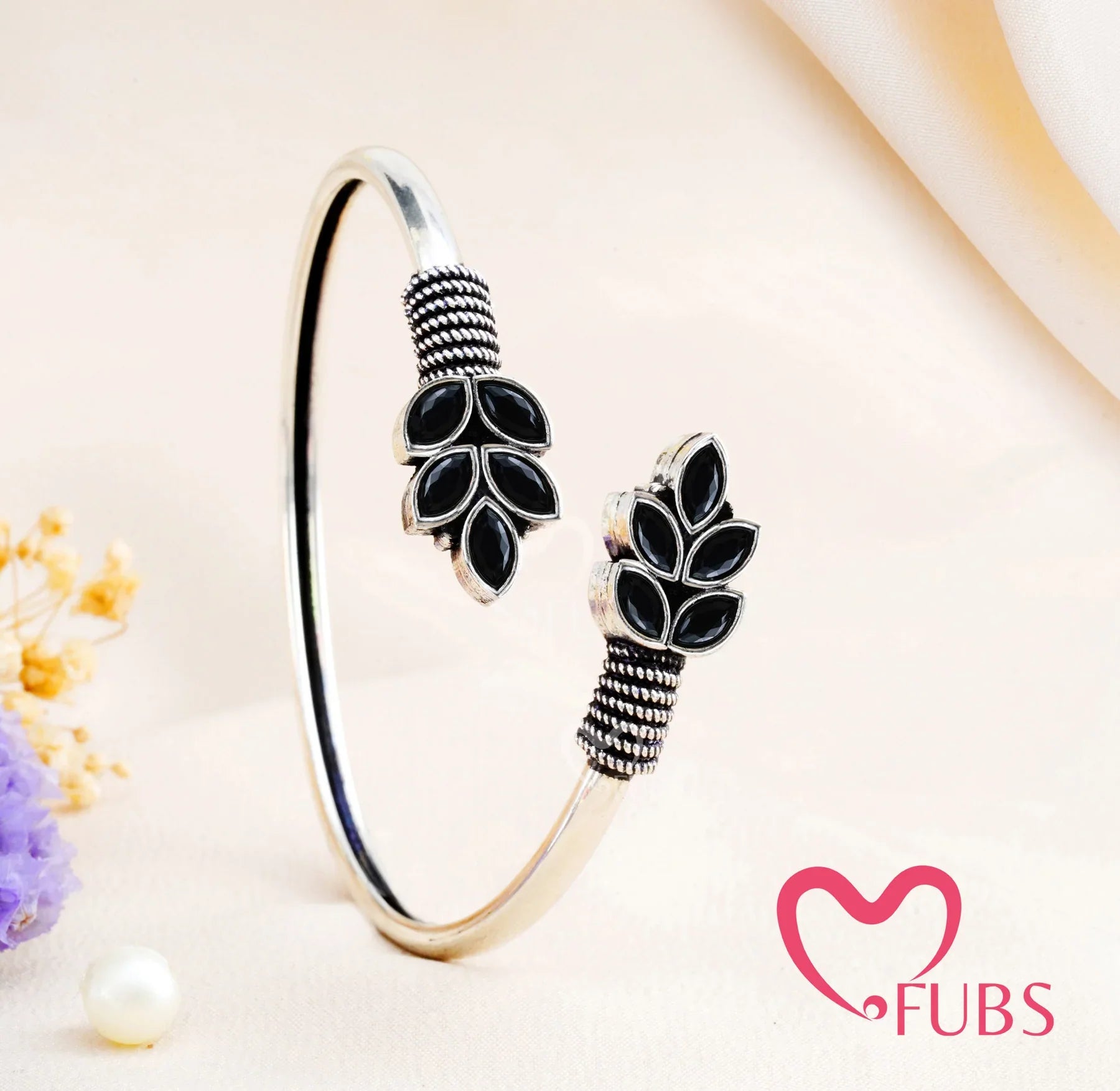 Oxidised Leaf Bracelet Collection with Ethnic Grace