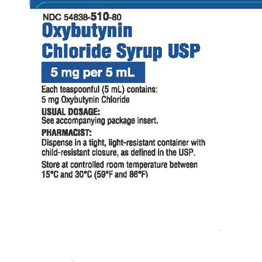 Oxybutynin Chloride Syrup 16 oz