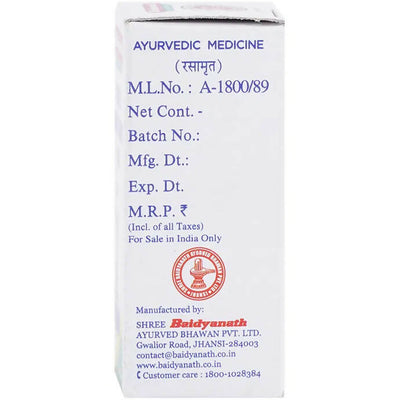Baidyanath Jhansi Mukta Panchamrit Ras Tablets