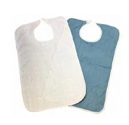 Adult Bib/Clothing Protector, 22" x 33", Vinyl Backing, Snap Closure