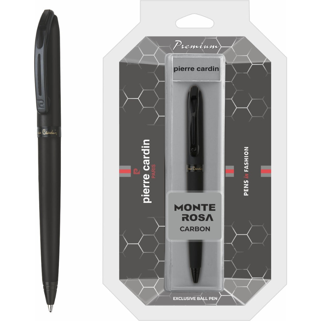 Pierre Cardin Monte Rosa Carbon Exclusive Ball Pen  - Blue, Pack Of 1