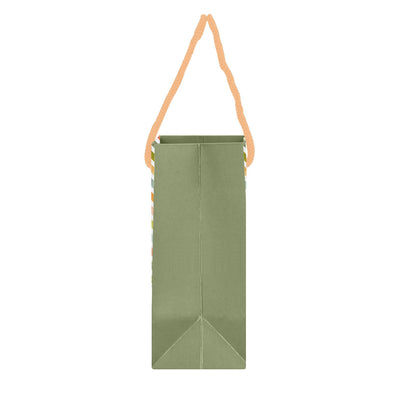 PaperPep Multicolor Zig Zag Lines Print 9"X7"X4" Gift Paper Bag
