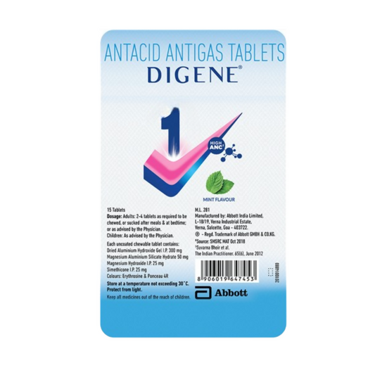 Digene Antacid Antigas Tablets