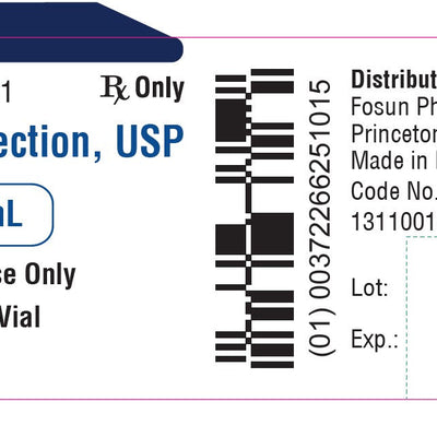 Calcitriol for Injection 1 mcg/mL Single-Dose Vials 1 mL x 10/Box (RX)