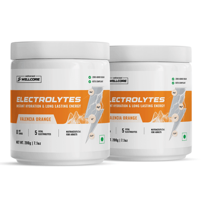 Wellcore - Electrolytes  - Orange - Zero Sugar Electrolyte Powder