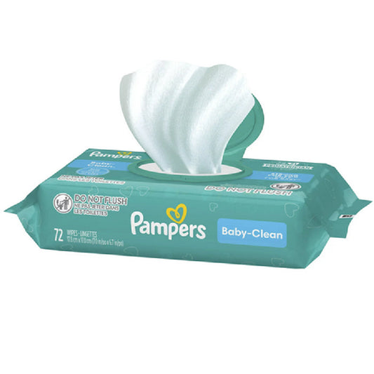 Pampers Baby Clean Wipes Fresh Scented Pop-Top 72 Count