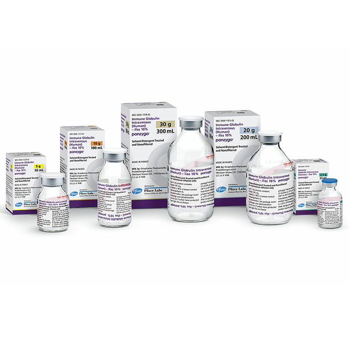 Panzyga 10% (2500 mg) (Immune Globulin Subcutaneous (Human)-ifas, 10% Solution) 25 mL
