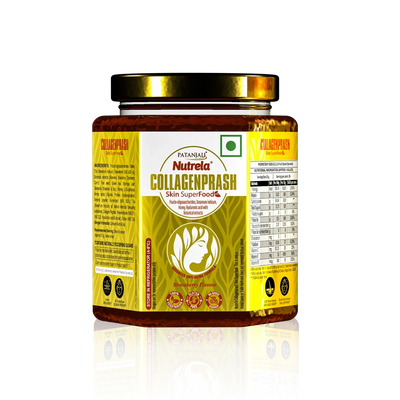 Patanjali Nutrela Collagenprash Skin Super Food Strawberry - 400 Gms