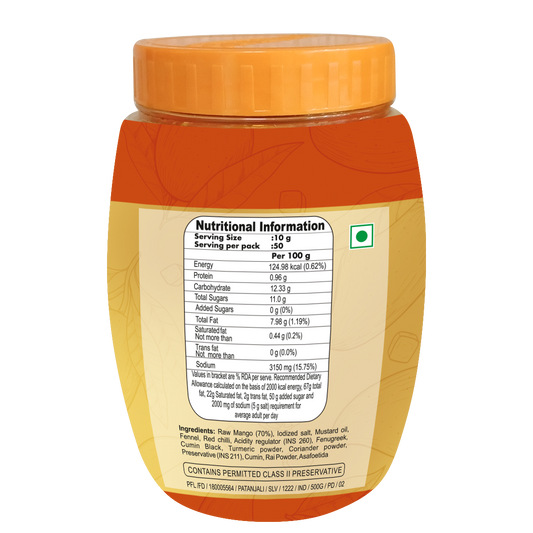 Patanjali Mango Pickle - 500 gms