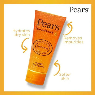 Pears Pure and Gentle Daily Cleansing Facewash Mild Cleanser with Glycerine