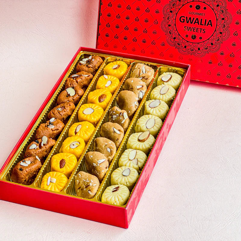 Gwalia Sweets Assorted Peda Box - 500 gms