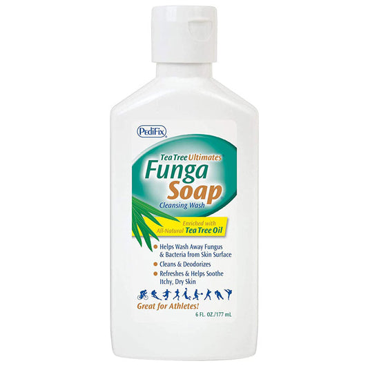 PediFix Funga Cleansing Soap and Body Wash with Tea Tree Oil 6 oz