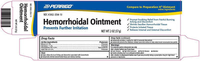 Hemorrhoidal Relief Ointment, Rapid Itching Relief (Comparable to Preparation H) 2 oz Tube