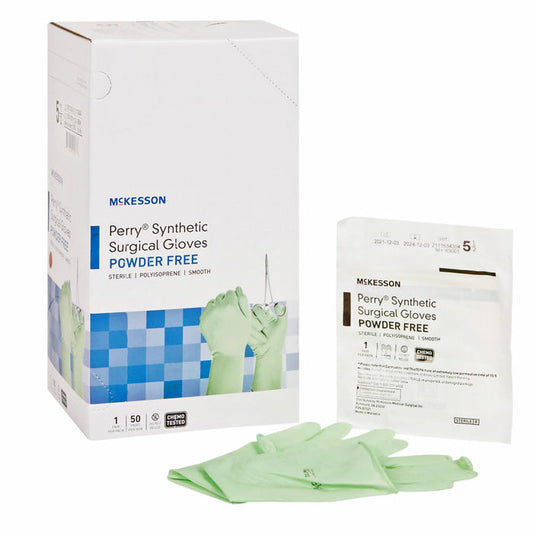 Surgical Gloves, Perry Performance Plus Polyisoprene Powder-Free Sterile Surgical Gloves