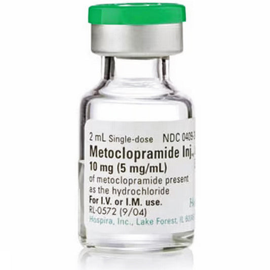 Metoclopramide Injection (Regian) 5 mg/mL Single-dose Vials 2 mL, 25/Box (RX)