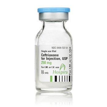 Ceftriaxone Sodium Injection 10 gram Pharmacy Bulk Vial by Pfizer (Rx)