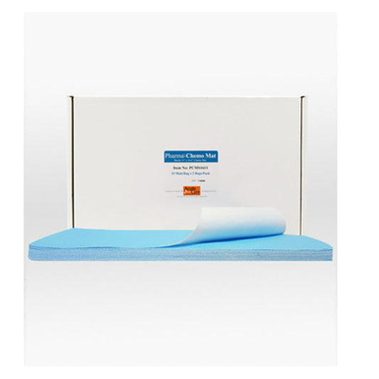Pharma-Chemo Sterile Mats 22"x16"HD Compounding Spill Containment Pads (50/Case)