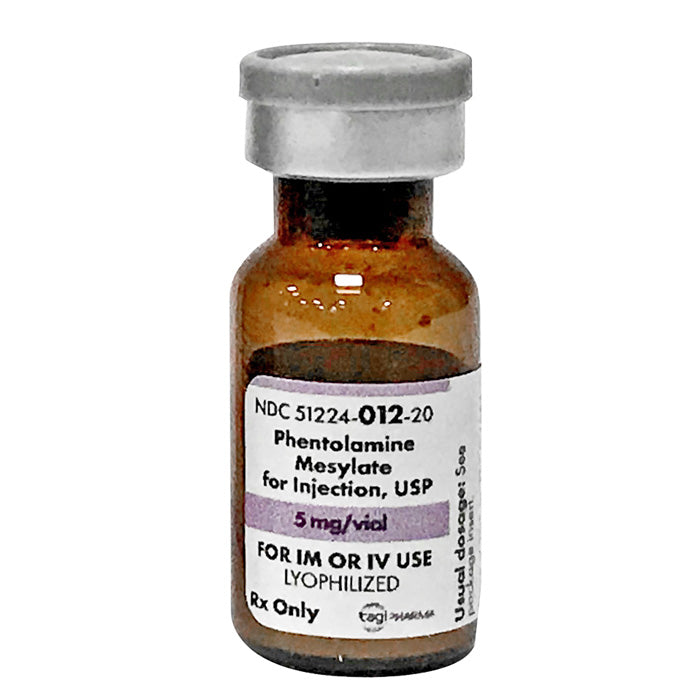 Phentolamine Mesylate Injection 5 mg Vial (RX)