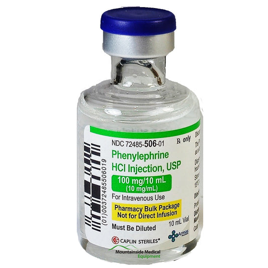 Phenylephrine Hydrochloride Injection 10 mL Single-Dose Vial by Armas Pharma (RX)