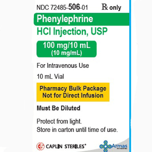 Phenylephrine for Injection 10 mL Vial