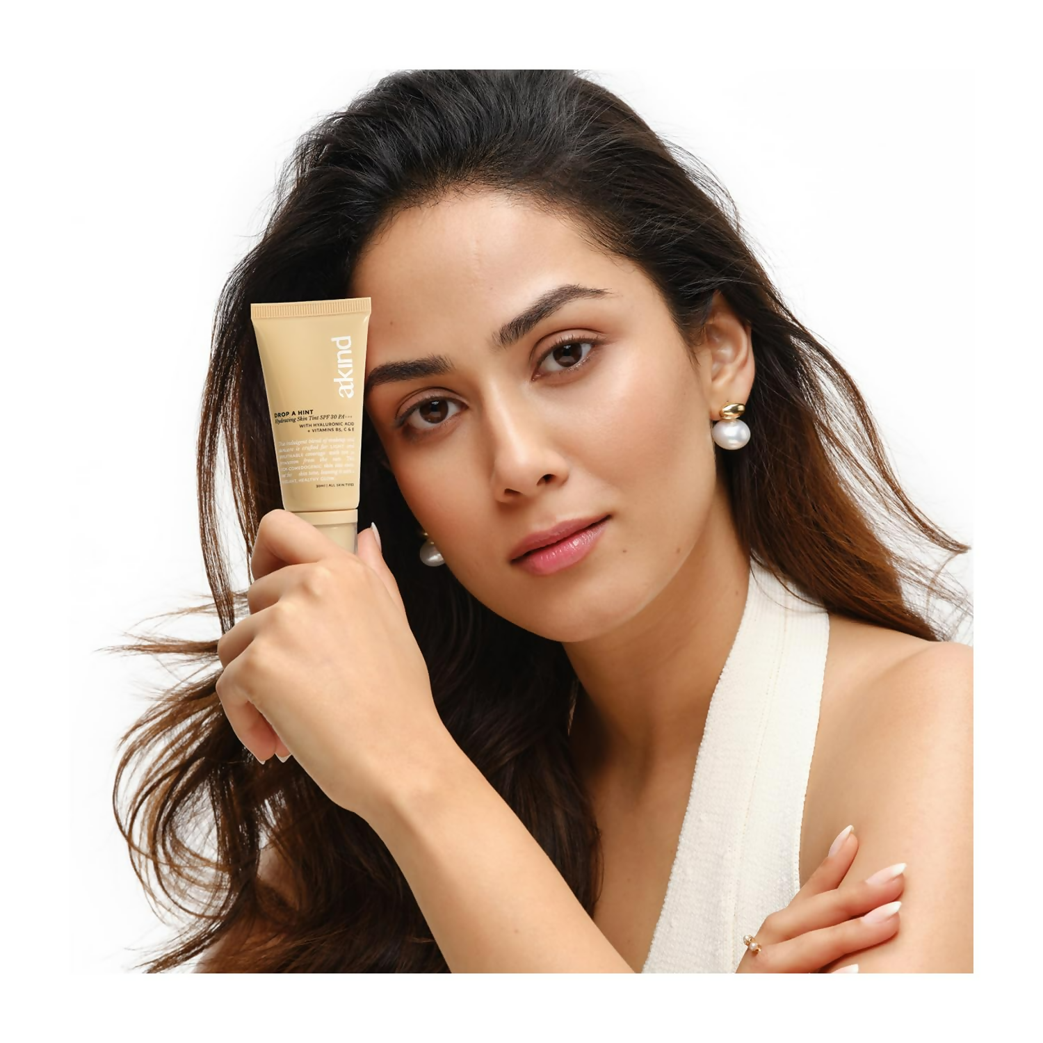 Akind Drop A Hint Hydrating Skin Tint Spf 30 Pa+++160 Caramel