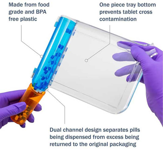 Pill Counting Tray with Spatula