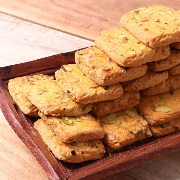 Praful Sweets And Namkeen Pista Cookies | 500 gms