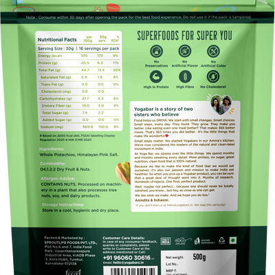 Roasted & Salted Pistachios 500g