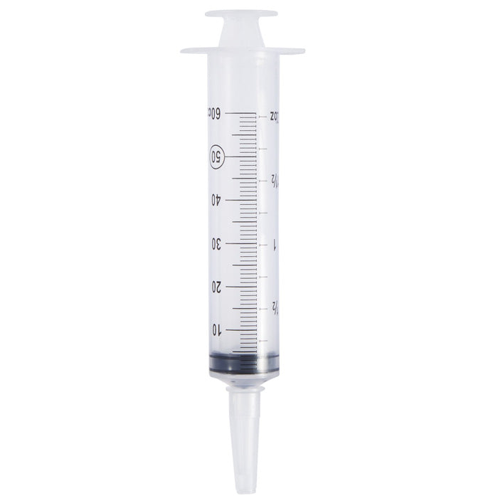 Piston Irrigation Syringe 50 cc Flat Top with Catheter Tip
