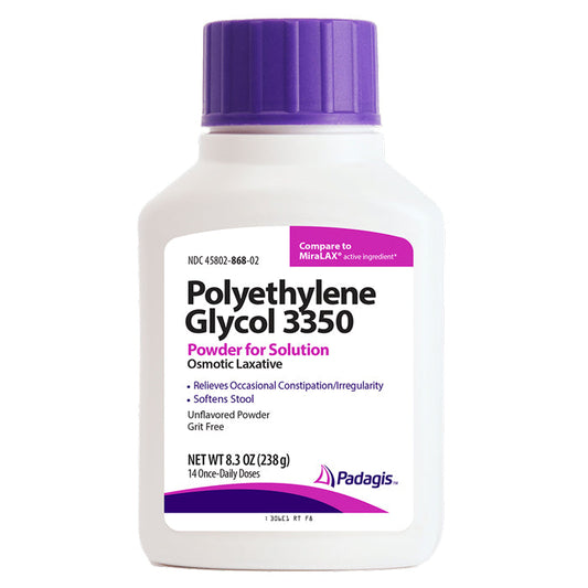 Polyethylene Glycol 3350 Powder, 8.3 oz