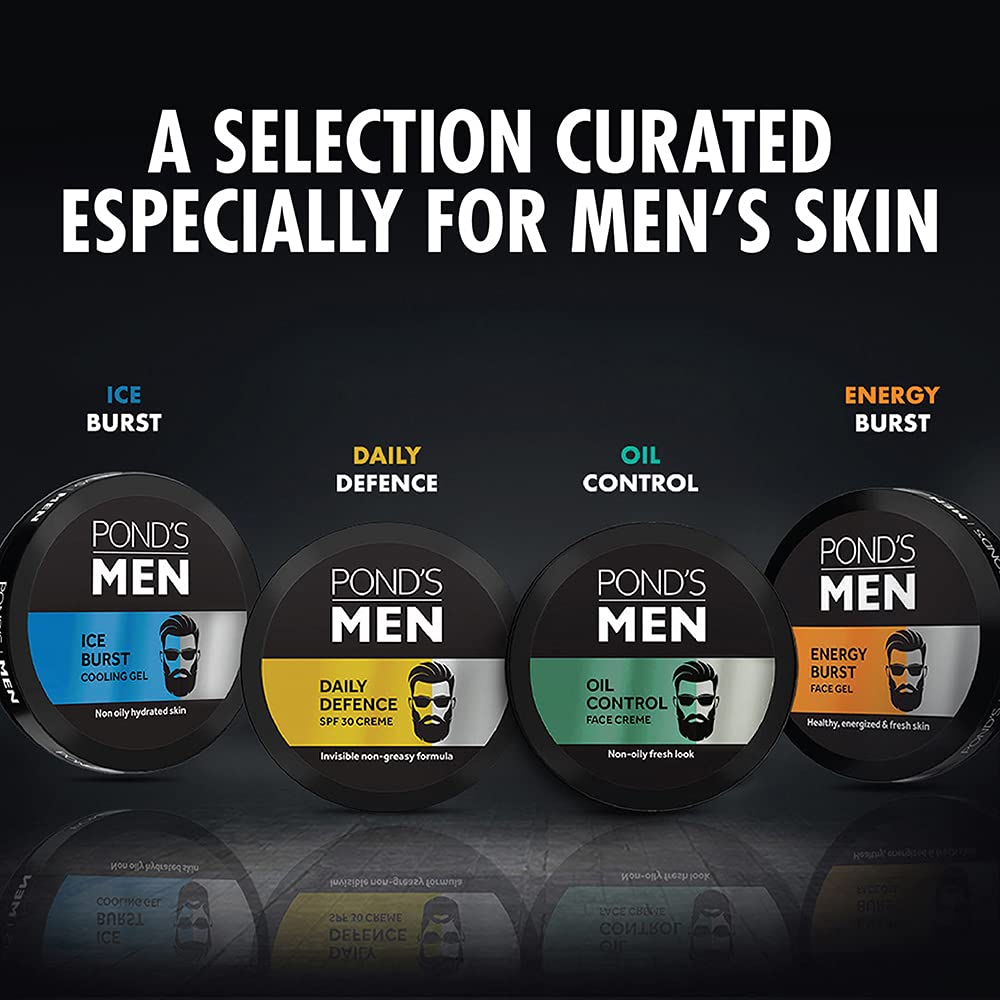Ponds Men Daily Defence SPF 30 Face Creme, Non-Greasy Formula, Rich In Vitamin (55 gm)