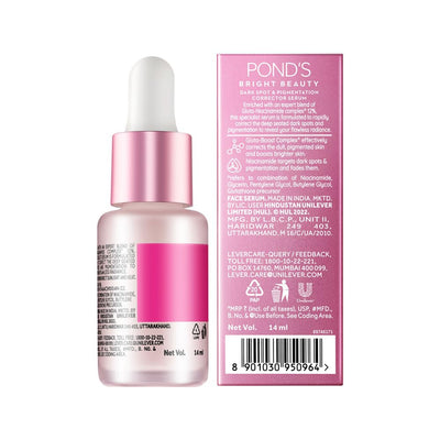 Pond's Bright Beauty Anti-Pigmentation Serum with 12% Gluta- Niacinamide Complex (14 ml)