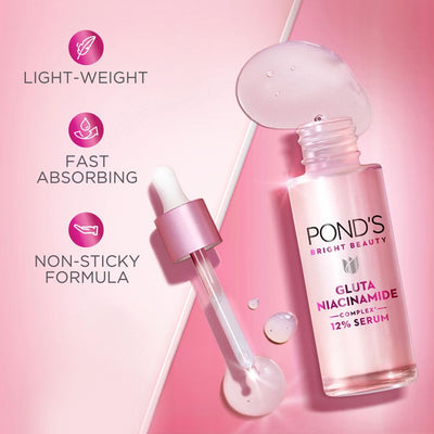Pond's Bright Beauty Anti-Pigmentation Serum with 12% Gluta- Niacinamide Complex (14 ml)
