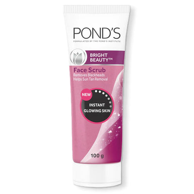 Ponds Bright Beauty Face Scrub, Remove Blackheads & Sun Tan (100 gm)