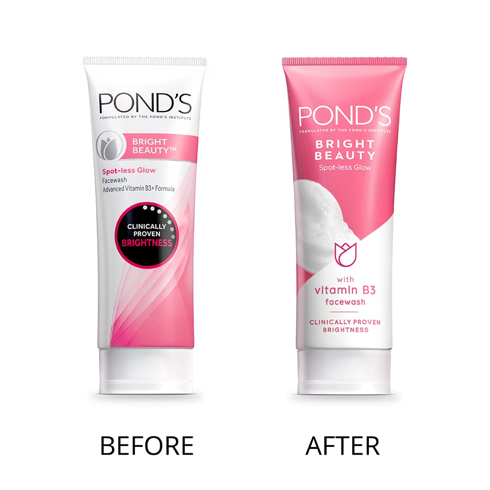 Ponds Bright Beauty Spotless Glow Facewash with Vitamin B3