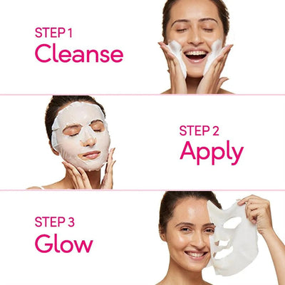 Ponds Vitamin Duo Sheet Mask Nourishing, Vitamin E + Avocado Extract, For Soft & Supple Skin (25 ml)