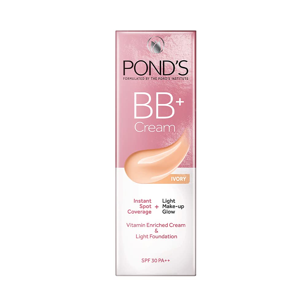 Pond’s BB+ Cream, Instant Spot Coverage + Light Make-Up Glow - Ivory