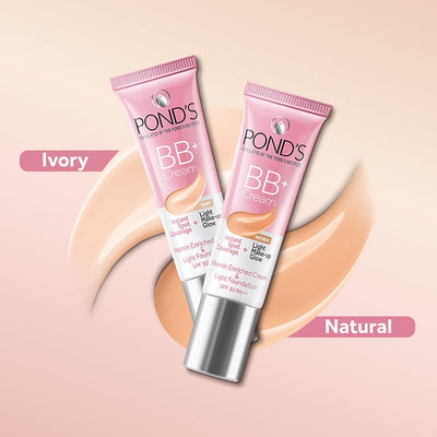 Pond’s BB+ Cream, Instant Spot Coverage + Light Make-Up Glow - Ivory
