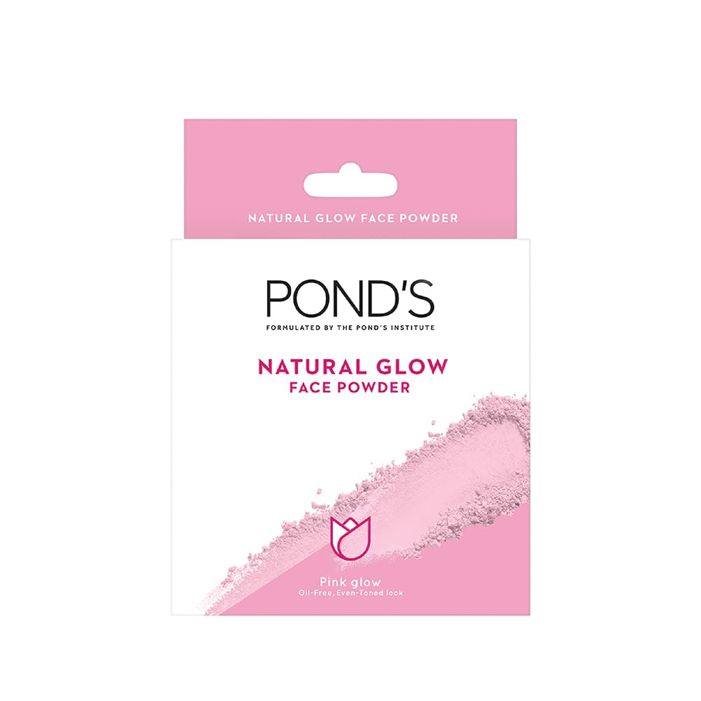 Ponds Natural Glow Face Powder, Pink Glow (30 gm)