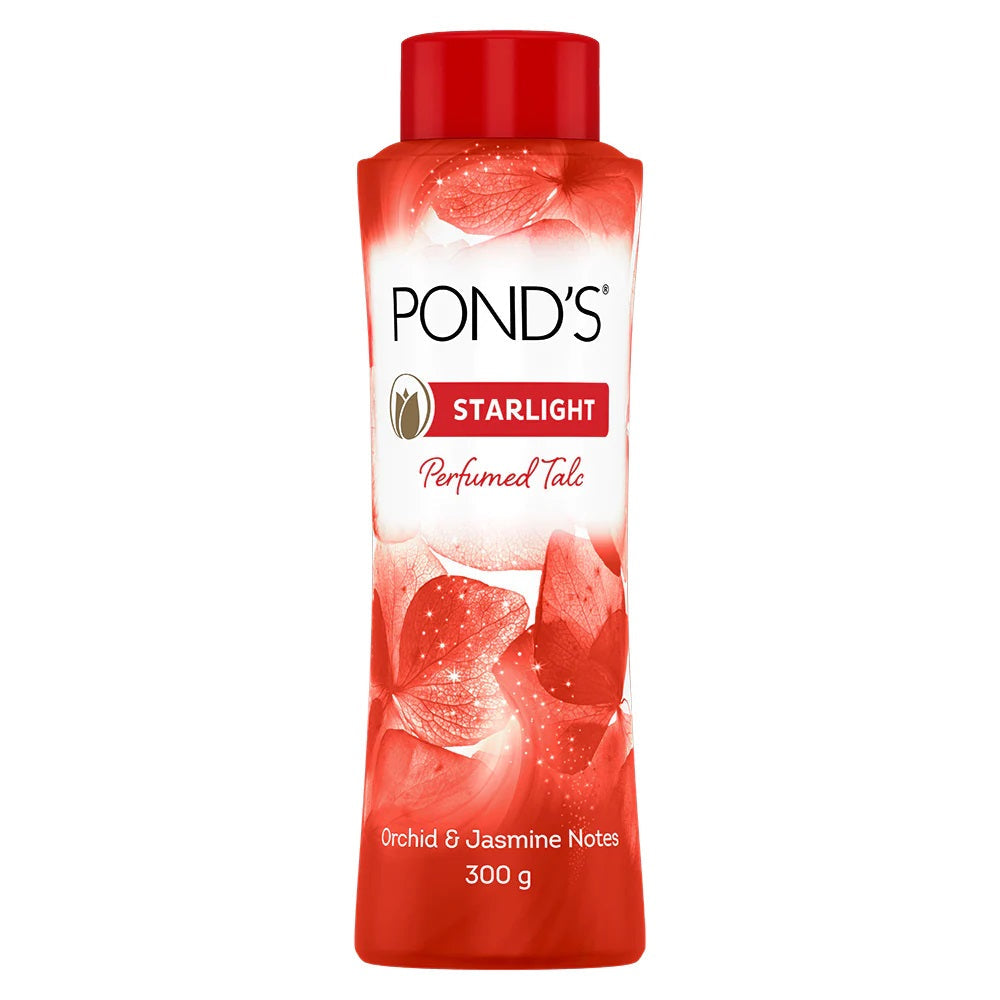 Ponds Starlight Talcum Powder, With Orchid & Jasmine Notes