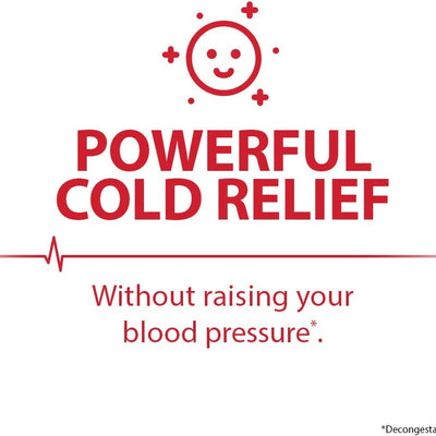 Coricidin HBP Cold and Flu Medicine for People with High Blood Pressure 10 Count