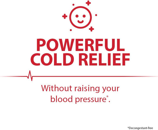 Coricidin HBP Cold and Flu Medicine for People with High Blood Pressure 10 Count