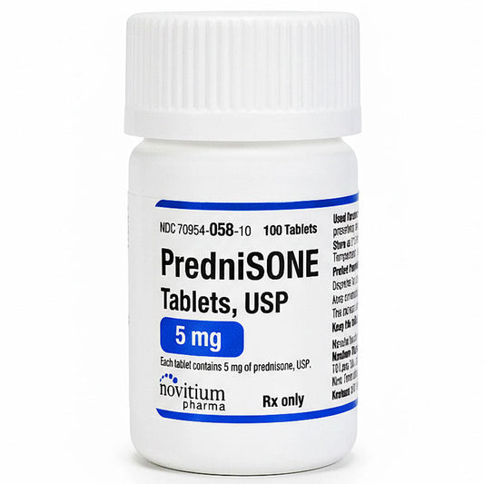 Prednisone Tablets 5 mg (Prednisone Oral Tablets) 100 Count (RX)