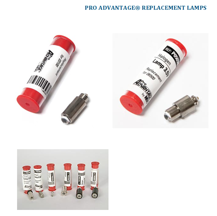 Pro Advantage Replacement Halogen Lamps for use in Diagnostic Equipment