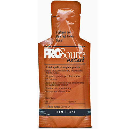 ProSource NoCarb Protein Supplement, 1 oz Bottles, Unflavored 100/Case