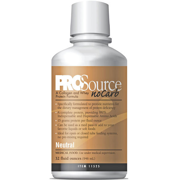 ProSource NoCarb Liquid Protein Supplement, 32 oz Bottle Neutral