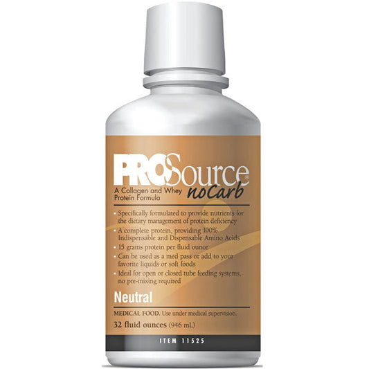 ProSource NoCarb Liquid Protein Supplement, 32 oz Bottle Neutral